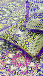Traditional Multani 3pc Khadar Bed Sheet