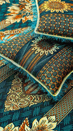 Fancy Multani 3pc Khadar Bed Sheet