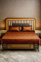 King Size 3pcs Palachi Bed Sheet PBS01 -  Copper