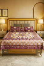 King Size 4pcs Foamy Velvet Bed Sheet