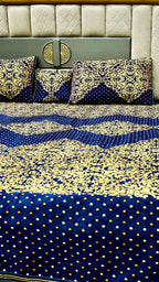 King Size 4pcs Bridal Velvet Bed Sheet