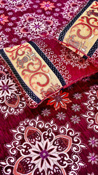 King Size 4pcs Luxury Velvet Bed Sheet