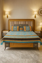 King Size 4pcs Luxury Velvet Bed Sheet